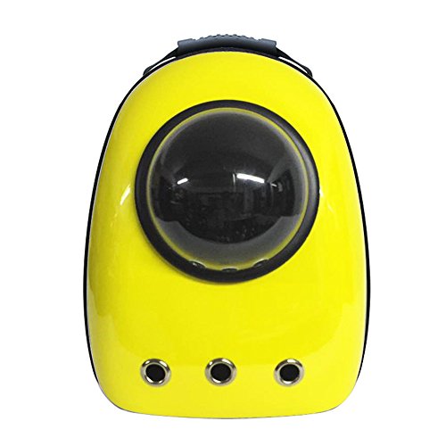 image for LEMONDA Portable Travel Pet Carrier Backpack,Space Capsule Bubble Desi