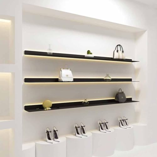 Étagère décorative avec éclairage pour habiller un mur vide de salon - 4