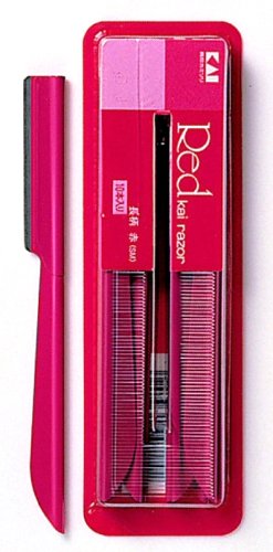 kai 10 Piece Razor Red LR10BI