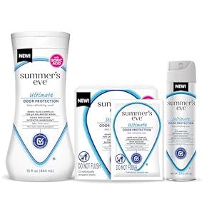 Summer’s Eve Ultimate Odor Protection Bundle; Feminine Body Wash and Wipes with Boric Acid + Feminine Odor Protection Spray