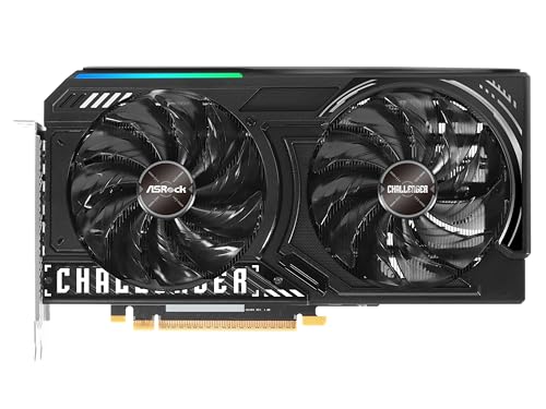 ASRock Intel ARC B580 Challenger 12GB OC GDDR6 19 Gbps 192 Bits 2740 MHz 650W 7680 x 4320 Dual Fan Graphics Card