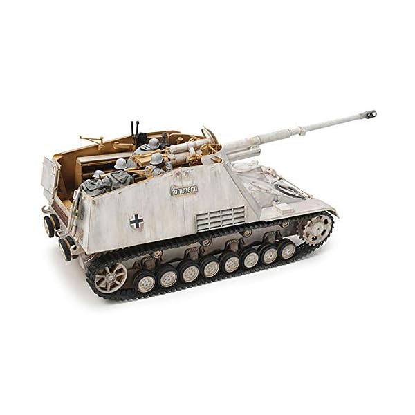 TAMIYA 35335 1:35 Deutscher Panzerjäger Nashorn (4), Modellbausatz,Plastikbausatz, Bausatz zum Zusammenbauen…