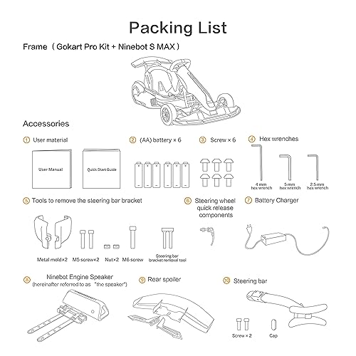 Segway N3M432 Ninebot Electric Gokart Pro, 23 Mph Top Speed And 15.5 Miles Range, Outdoor Race Pedal Go Karting Car For Kids And Adults thumb #13