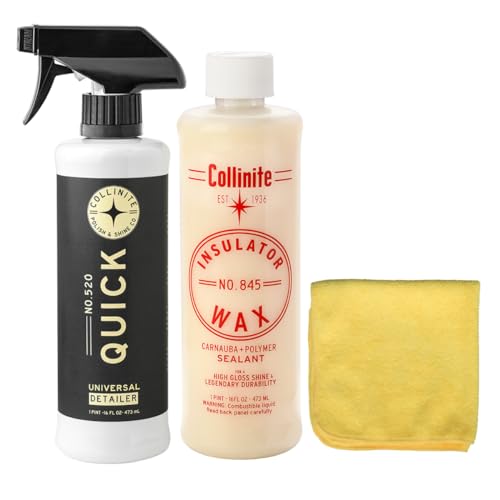 Combo Collinite 520 Quick Detailer y 845 Insulator Wax con Toalla