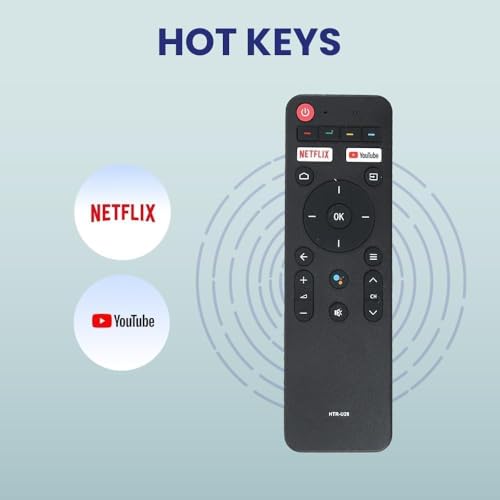 Image of Compatible with Haier TV Remote Original HTR-U28 Suitable for LED UHD HD Smart Android Haier Television Without Google Assistant Feature