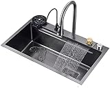 I cuscinetti in gomma antirumore più spessi e morbidi riducono significativamente il rumore generato dall'acqua che colpisce il lavello, mentre il rivestimento anticondensa impedisce la condensa delle gocce d'acqua e l'accumulo di umidità nel mobile. Adatto a una vasta gamma di usi, tra cui bar multiuso, balconi, appartamenti, tavoli da pranzo e cucine. Può essere utilizzato anche per lavelli da bar, lavelli per camper, ecc.