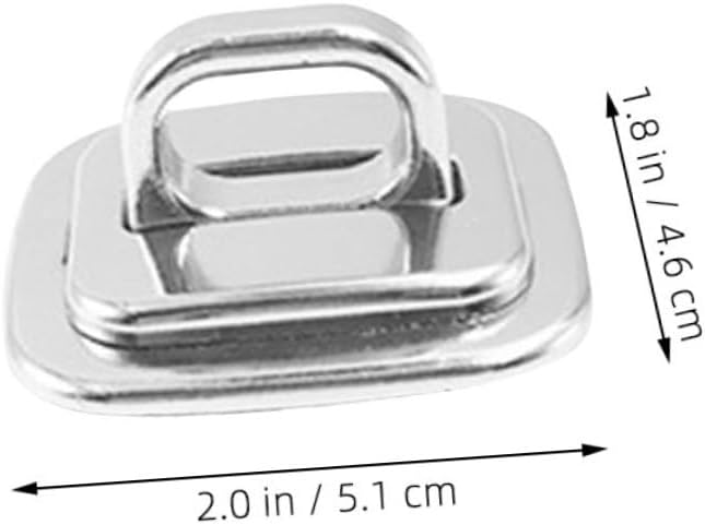 STOBOK 4pcs Laptop Cable Lock Desk Mount Security Anchor Base Plate for Theft Prevention Compatible Keyed and Combination Locks for Offices Schools and Libraries