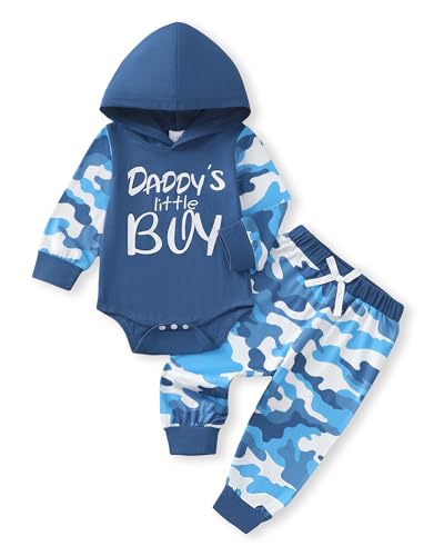 NZRVAWS Newborn Baby Boy Clothes Infant Boy Clothing Hoodie Sweatshirt Long Pants Outfit Set Fall Winter 0-18M