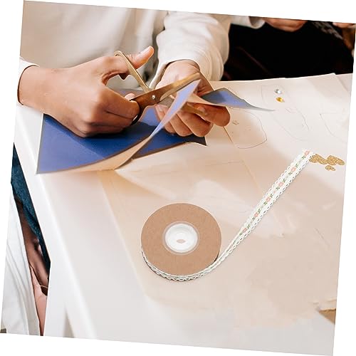 Ruban brodé raffiné Anneome pour finitions de vêtements et paquets d'exception