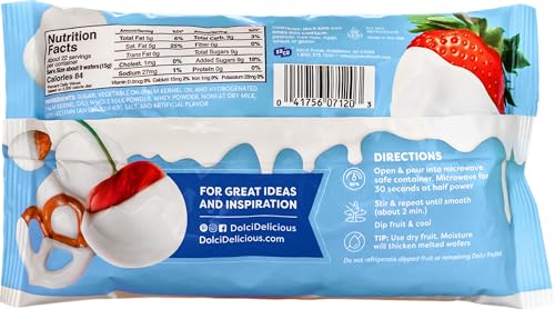 Dolci Frutta White Melting Wafers Bundle, 8oz Canister (Pack of 2), 12oz Bag (Pack of 1) | Simply Microwave, Dip & Done! Always Gluten-Free and Nut-Free