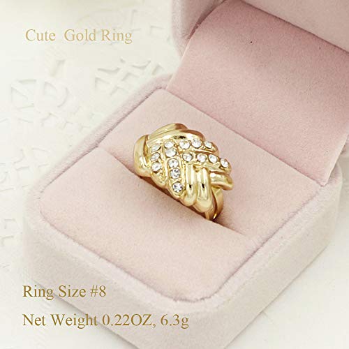 Liffly Fashion Crystal Jewelry Set For Women, 18 K Gold Plated Jewelry For Weddings, Dubai Gold Necklace Earrings Set #TOP4