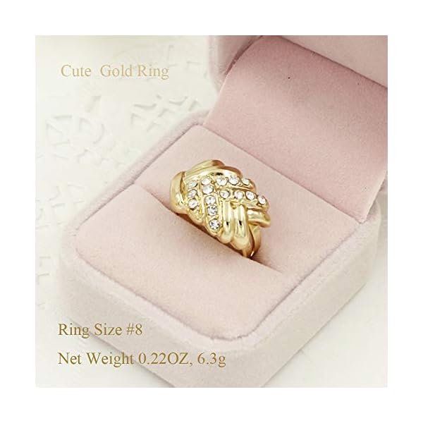 Liffly Fashion Crystal Jewelry Set 18 K Gold Plated Jewelry Dubai Gold Necklace Earrings Set - Image 7