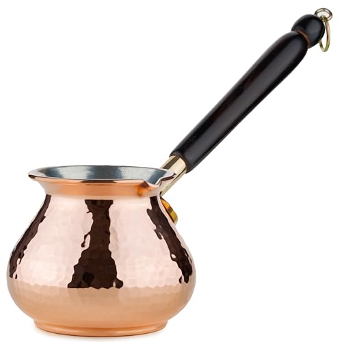 DEMMEX 22 fl Oz XLarge Solid Hammered Copper Turkish Greek
