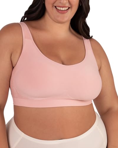 SHAPERMINT Bras for Women No Underwire - Seamless Bras for Women, Wireless Bra, Adjustable Plus Size Bra