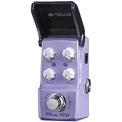 JOYO Auto Wah Mini Pedal for Electric Guitar Effect - True Bypass Ironman Series (Wow Wah JF-322)