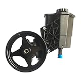 Edelmann Elite Power Steering Pump 6166PR W/Pulley/Reservoir - for 2007-03 Dodge Ram 2500, 3500, 4000; 5.9L, 6.7 DIESEL