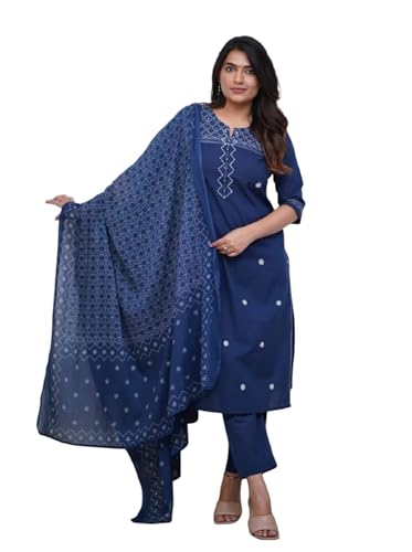 Image of FABNEX Kurta Set for Women | Women Kurti Pant Set (K-148-150)