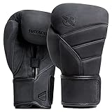 Hayabusa T3 Kanpeki LX Boxhandschuhe aus italienischem Leder (Schwarz, 16oz)