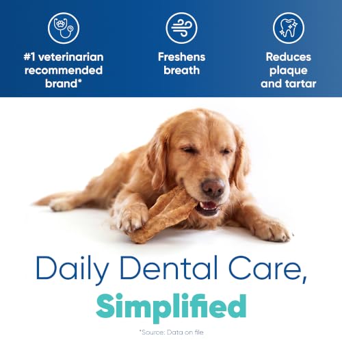 Virbac C.E.T. Enzymatic Oral Hygiene Chews for Dogs, Tartar Control, Small