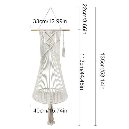 Hamaca para gatos bohemia y cama de cuerda de algodón para gatitos pequeños 5