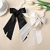 LuSeren 2 PCS Double Layer Hair Bows Beige Black H... #5
