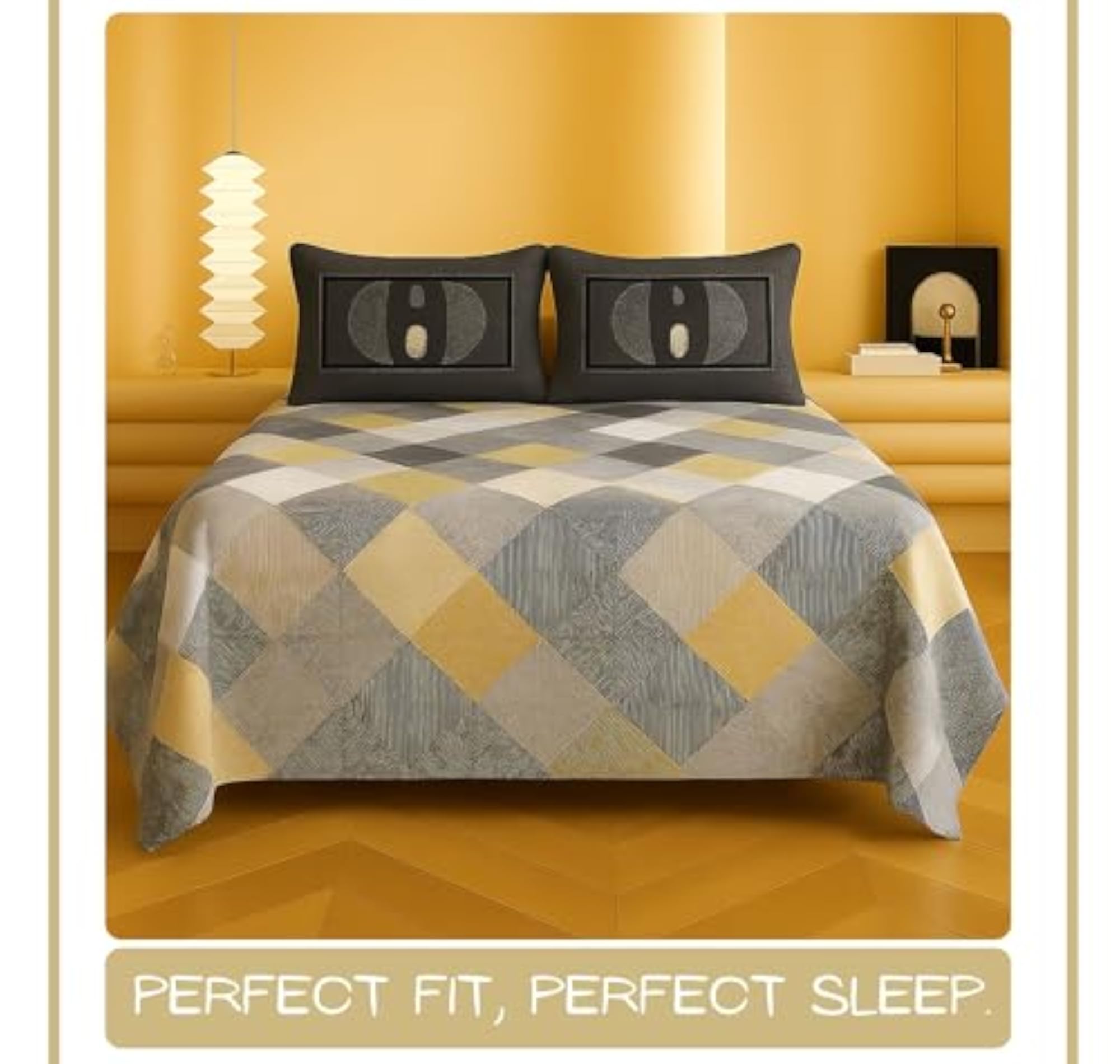 Premium Gift Pack King Size Bedsheet with Pillow Covers, 300 TC