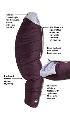 Bolsa de dormir sintética para mujer Sidewinder 20F de Big Agnes miniatura 2