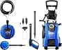 Nilfisk Nettoyeur Haute Pression E 145 Bars + Nettoyeur de Sols et Murs + Brosse + Déboucheur de canalisation (2100 W) 128471191