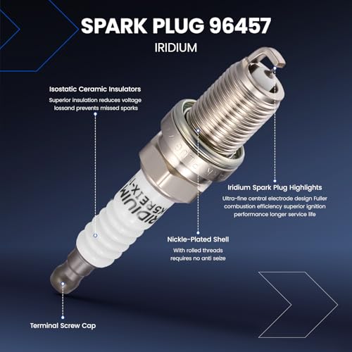 Image of 2-Pack UF295 Ignition Coils & 4-Pack 96457 Spark Plugs Kit Compatible with Mitsubishi Outlander 2003, Mirage 2000-2002, Lancer 2002-2007, Eclipse, Galant & Chrysler Sebring & Dodge Stratus
