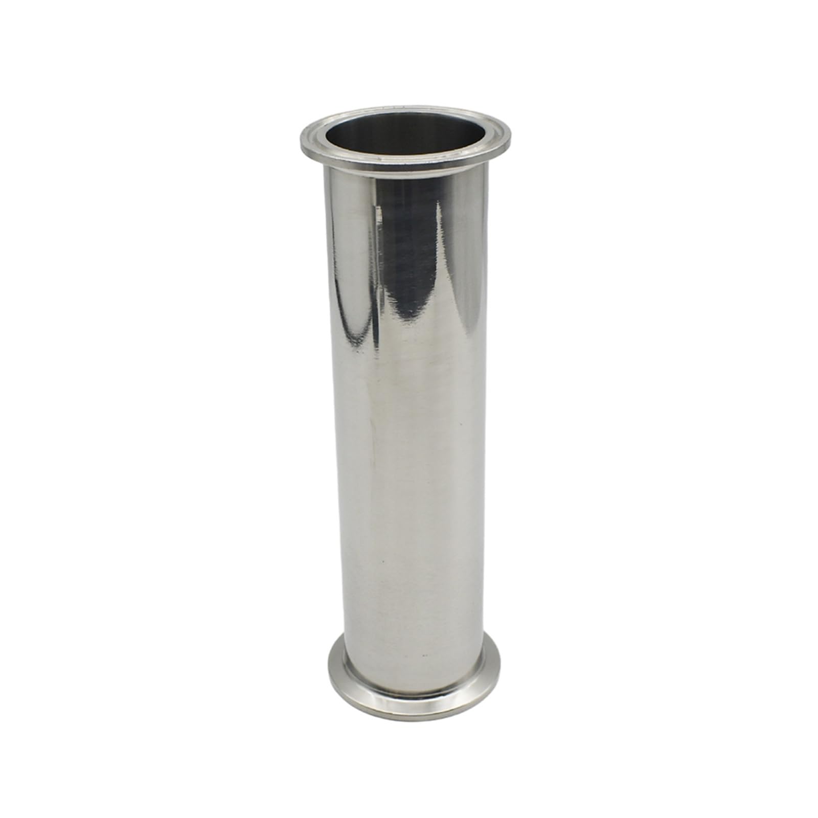 1,5 "2"-4 "304 tubo de bobina de triple abrazadera de acero inoxidable conector de tubería de acero inoxidable 100mm 150mm 200mm 250mm de longitud(Length 150mm OD51 X Ferrule64)