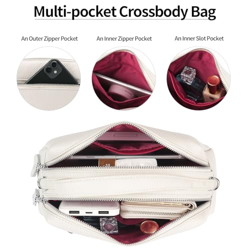 Small Crossbody Purse Leather Crossbody Bags for Women Fashion Handbag Cell Phone Crossover Shoulder Bag for Women2