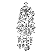 MyJagua Pflanzliches Tattoo – Hält 1-2 Wochen, Wasserfest, Kein Klebe-Tattoo (Prinz-Motiv)