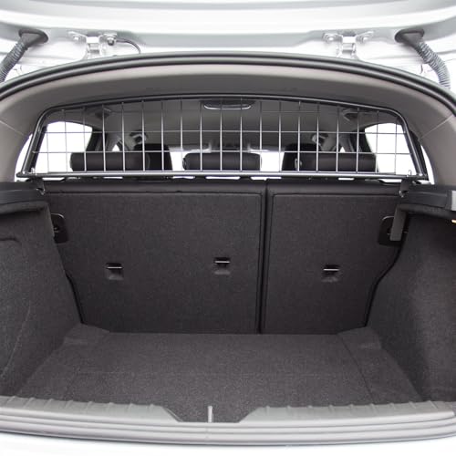 Travall Hundegitter für BMW 1er 3 und 5 Türer Fließheck (2011-2019) TDG1371 - Fahrzeugspezifischer Kofferraumschutz, Gepäckbarriere, Ladungsteiler, robuster, pulverbeschichteter Stahl