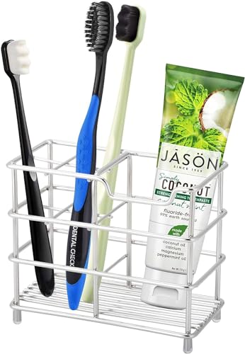 Reviews de Porta cepillos - 5 favoritos. 46 Timotech Soporte para Cepillo de Dientes de Acero Inoxidable, Porta Cepillo de Dientes para Baño, Soporte para Pasta de Dientes, Organizador de Cepillos de Dientes, Accesorios de...