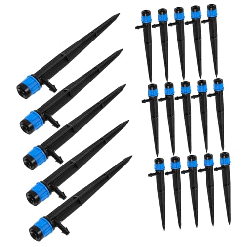 FONDOTIN 50個 地刺し型灌漑スプリンクラー 高効率均一散水ドリップ灌漑ノズル 果樹 鉢植え 小規模園用