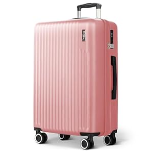 LUGG 28inch Vacay Suitcase ABS Luggage with TSA Indent Lock, Aluminium Trolley Handle, 360° Spinner Wheels, Water-Resistant & Durable Material - Airline Compatible (75 x 30 x 49cm)