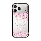 CASETiFY コンパクト iPhone 17 Pro Max ケース [MagSafe対応/薄型 軽量/耐衝撃] - SAKURA CHERRY SATURDAY - クリア ブラック