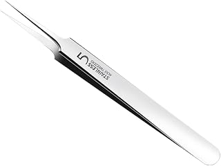Stainless Steel Point Tweezer, Pointed Precision Tweezers, Hair Tweezers, Blackhead Removal Tweezer, Multipurpose Fine Point Tweezers for Women and Men