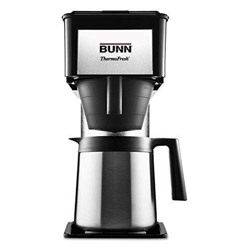Bunn Bt Velocity Brew 10-Cup Thermal Carafe Home Coffee Brewer, Black #TOP4