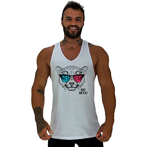 Kit 5 Regatas Cavada Masculina MXD Conceito Academia Musculação Treino Gym (G, Opção 04)