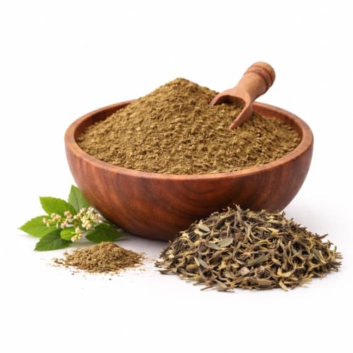 Image of Bhringraj Powder for Hair Growth & Hair Fall Control | 100% Pure & Natural Ayurvedic Powder | Helps Reduce Dandruff & Strengthen Hair | Herbal Hair Care for Men & Women (500g)