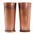 UltiTeque 28 in. Metal Tall Copper Planter Sets Tapered Elevate Pots Hand-Finished Antique Copper for Outdoor/Indoor/Patio Deck Entryway Includes Inner Insert/Saucers/Drainage Holes (Set of 2)