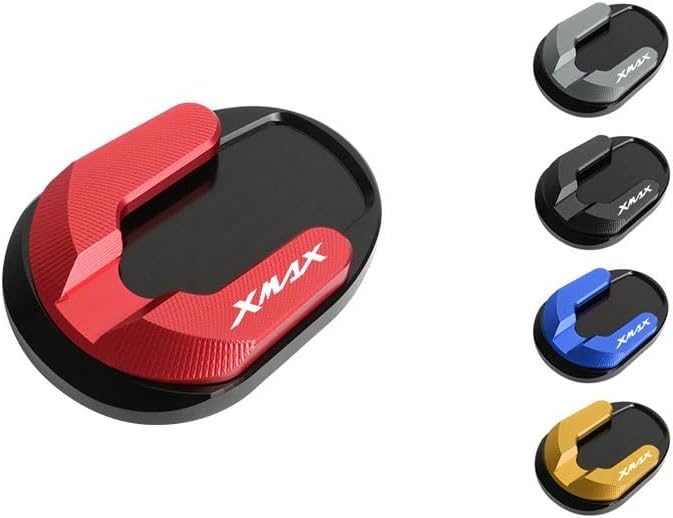 For YAMAHA XMAX300 XMAX250 XMAX125 2017-2024 Motorcycle CNC Kickstand Foot Side Stand Extension Pad Support Plate Enlarge