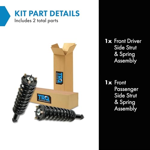 Image of TRQ Front Strut and Spring Assembly Set 2 Piece | For 1996-2002 Toyota 4Runner