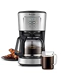 Breville the Aroma Style Electric Drip Coffee Maker, Brushed Stainless Steel, LCM700BSS