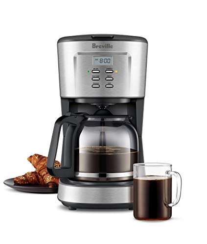 Breville the Aroma Style Electric Drip Coffee Maker, Brushed...