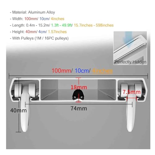 Tringle à rideaux double séparation pour un salon modulable et calme