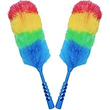 2 Pack Upgrade 19 Static Duster Beandable and Washable - More Fibers Bigger Head Less Loss of Fiber Duster