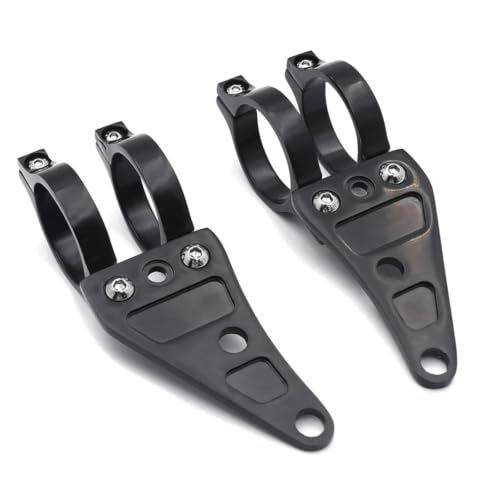 Soporte de faro abrazaderas motocicleta horquilla 41mm Cafe Racer