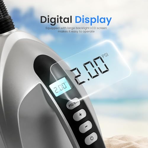 SereneLife Premium Compact Digital Air Pump Compressor by SereneLife - Image 5